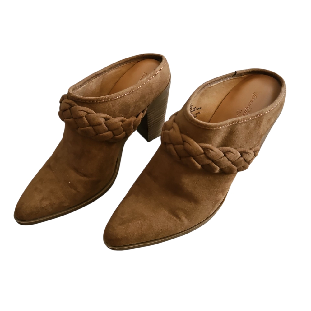 Universal Thread Brown Mules Comfortable Stylish … - image 1